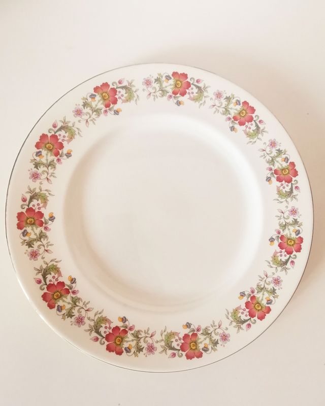 Piatto da torta vintage inglese