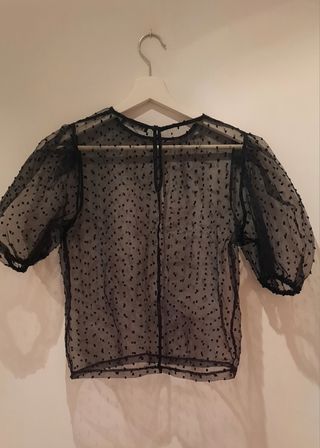 Top plumeti Zara