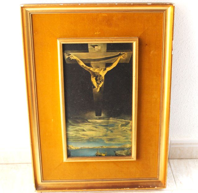 Antiguo cuadro , medidas 42x57x4