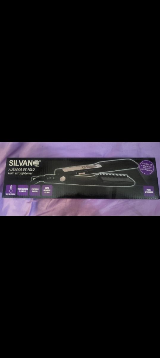 Plancha con placa de cerámica