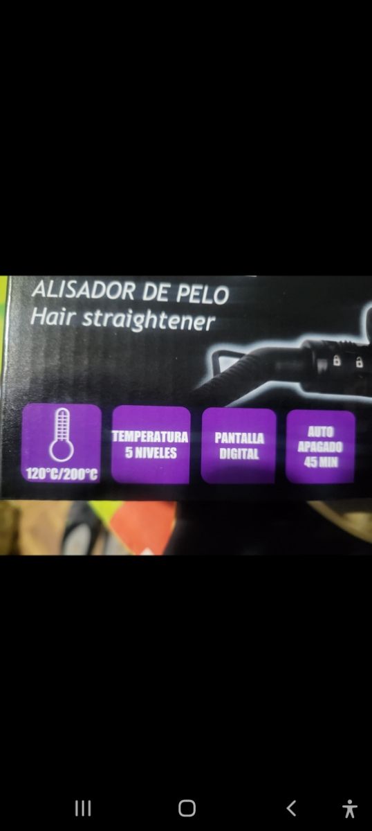 Plancha con placa de cerámica