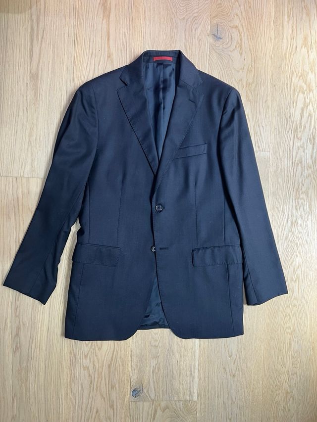 Traje azul Massimo Dutti