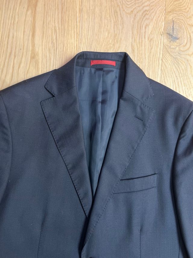 Traje azul Massimo Dutti