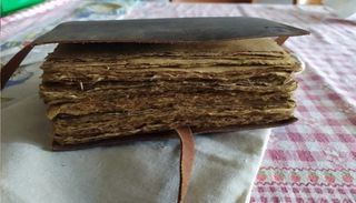 Diario in Pelle Vintage, Pagine in Cotone