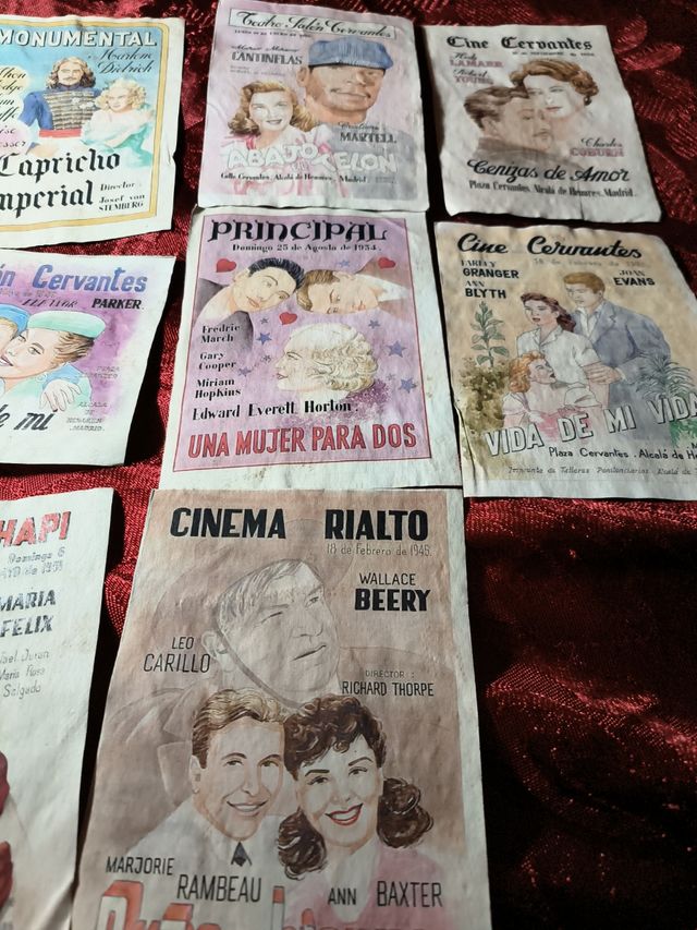 Antiguos carteles de cine .
