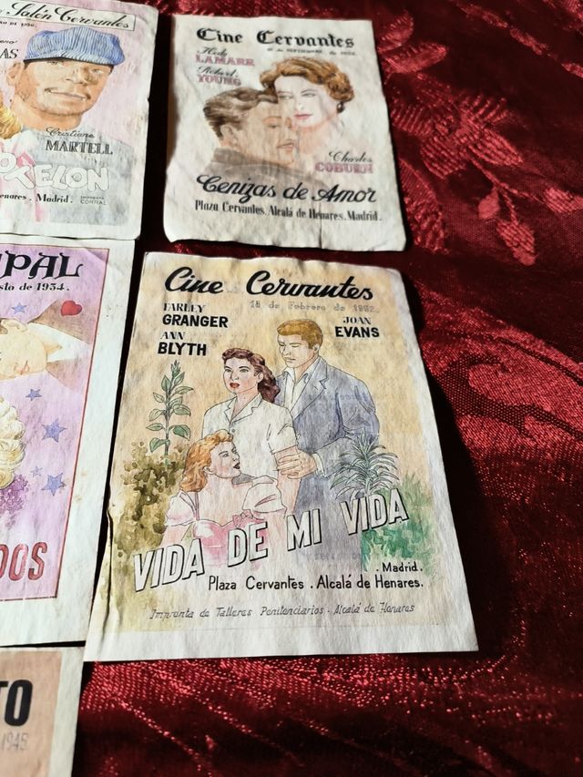 Antiguos carteles de cine .