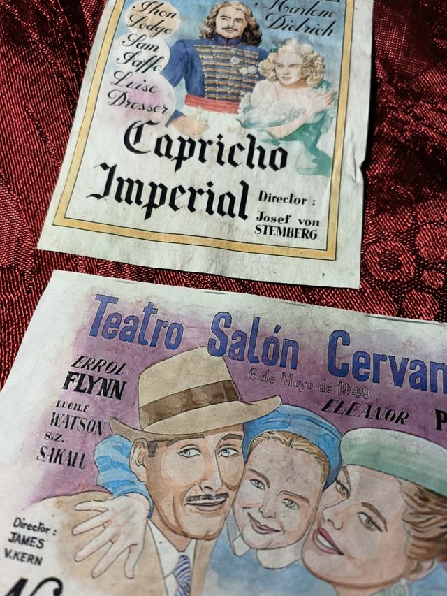Antiguos carteles de cine .