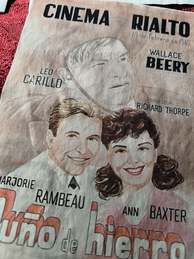 Antiguos carteles de cine .