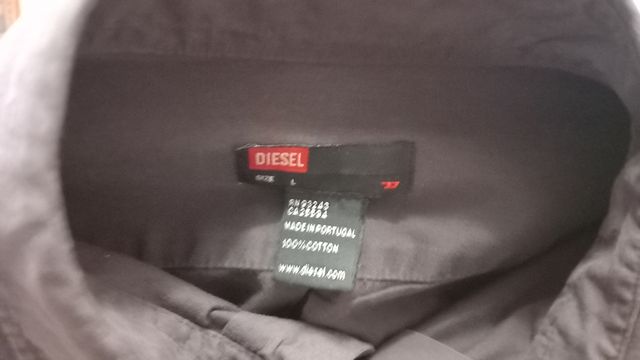 Camicia diesel grigia taglia L