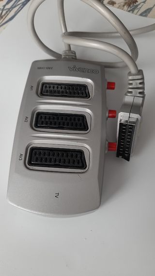 Euroconector 3 a 1 + Conversor AV a RCA