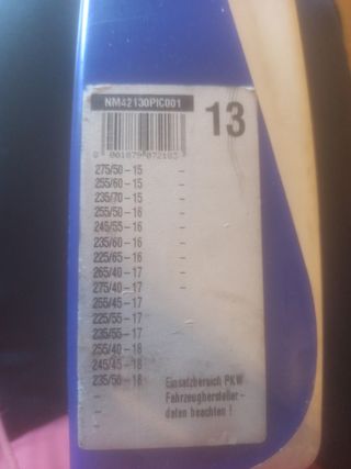 Cadenas nieve newtech 9mm