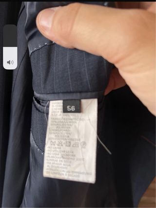 traje caballero raya diplomatica azul marino