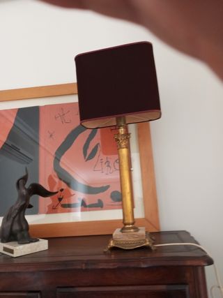 Lámparas de bronce estilo eduardiano