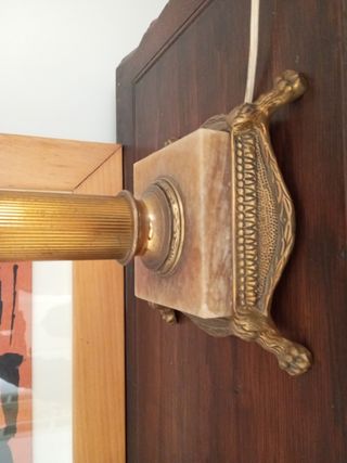 Lámparas de bronce estilo eduardiano