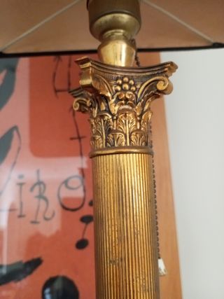 Lámparas de bronce estilo eduardiano