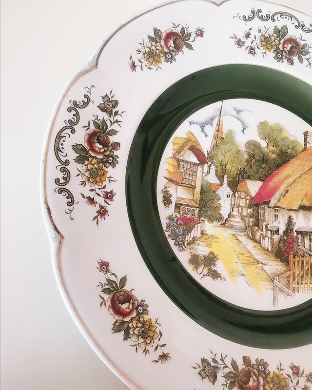 Piatto decorativo vintage Wood & Sons