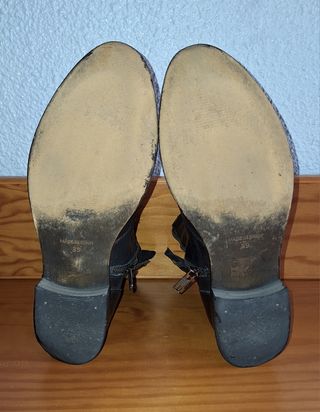 Botines cuero .Número 39