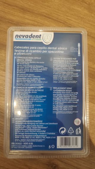 Cepillo dientes eléctrico y cabezales