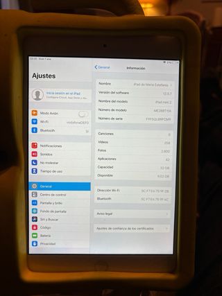 IPAD MINI 2 32gb Wifi Plata + Funda