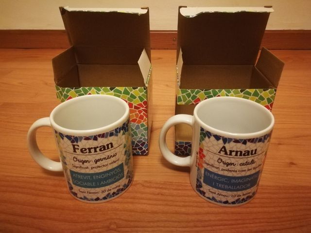 Taza personalitzada nombre 