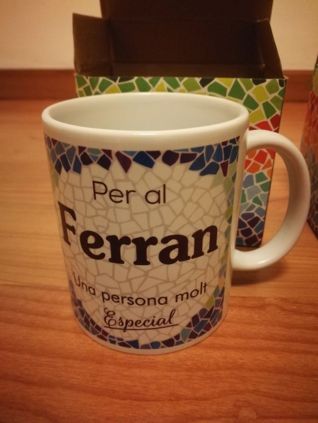 Taza personalitzada nombre 