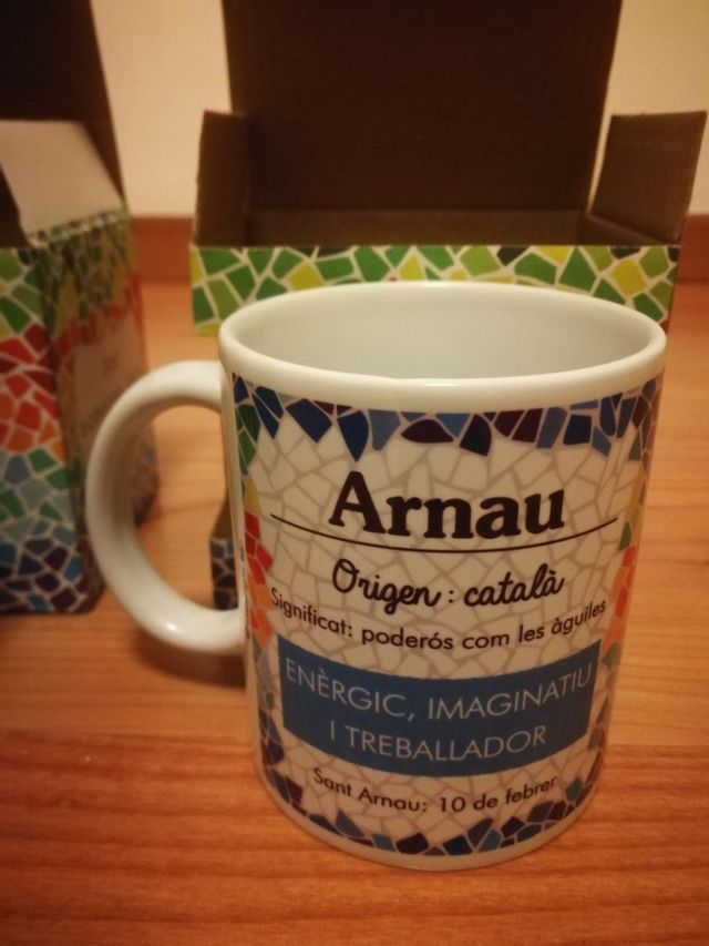 Taza personalitzada nombre 