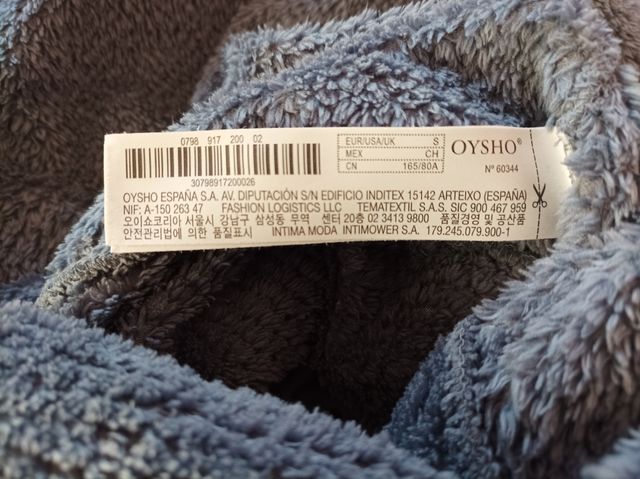 Vestaglia in pile/polare/fleece Oysho