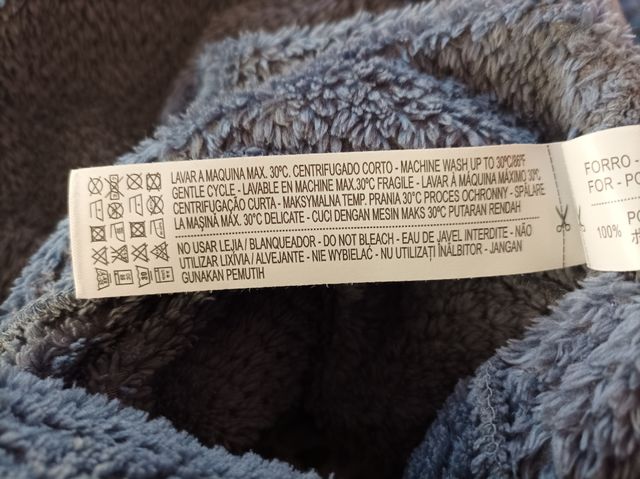 Vestaglia in pile/polare/fleece Oysho