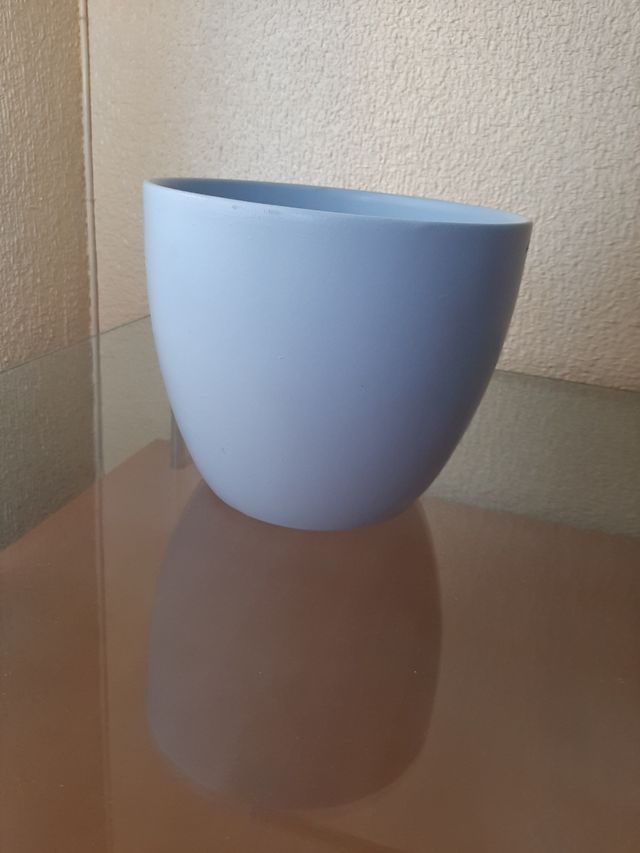 Maceteros esmaltados decorativos