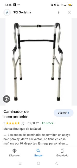 Caminador de incorporación 