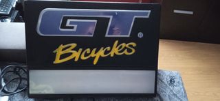 CARTEL LUMINOSO BICICLETA GT