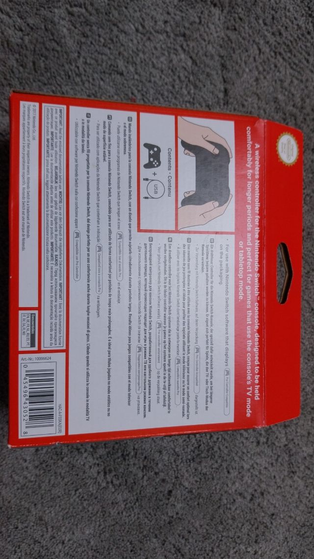 Mando pro controller nintendo swicht