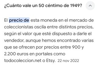 50 centimos de españa de 1949