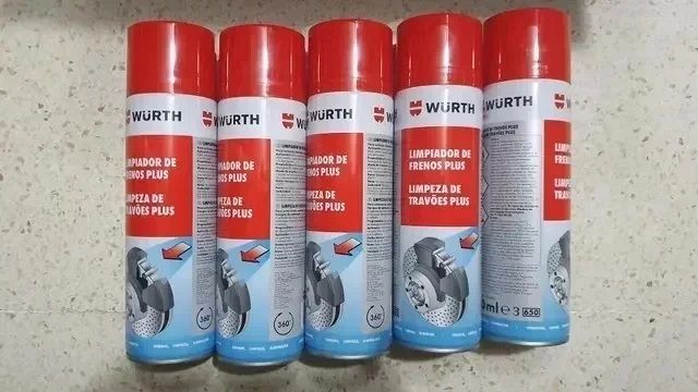 5x Spray limpia frenos Wurth Profesional Pack 5