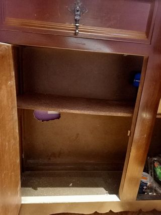 Recibidor antiguo madera y marmol