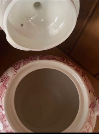 Tetera y creamer Burleigh oportunidad