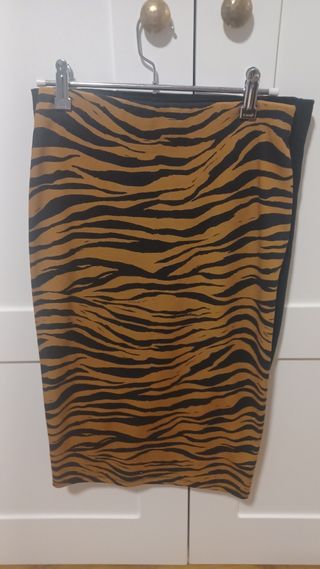FALDA TUBO ALEOPARDADA
