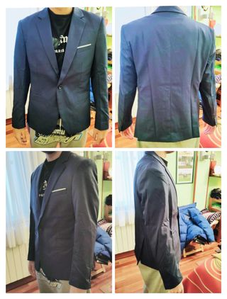 ★Americana azul marina. 8 fotos. Talla S 