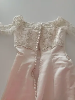 Vestido novia Pronovias, color marfil. Modelo Rubí