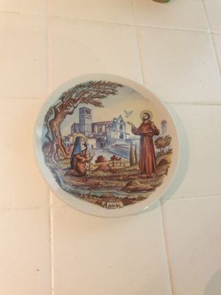 Souvenir Assisi piattino da appendere