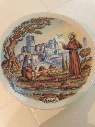Souvenir Assisi piattino da appendere