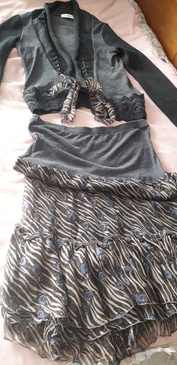 Completo gonna con cardigan Shirt Pass