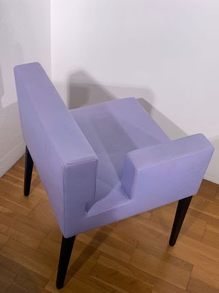 Poltroncina Design colore fucsia