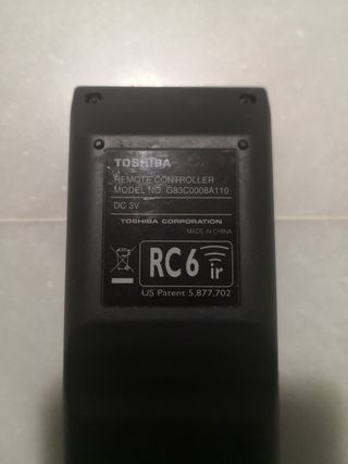 Mando a distancia portátil Toshiba