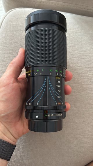 Kenlock 35-200mm f3.5/4.5 para Ricoh