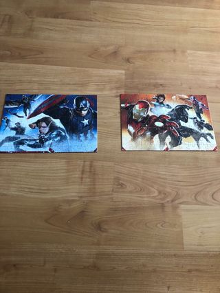 2 Puzzles super heroes 100 piezas