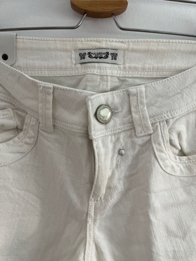 Pantalones Vaqueros Blancos