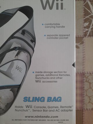 OFICIAL NINTENDO"OFERTA"WII.  Bolsa trasporte Wii