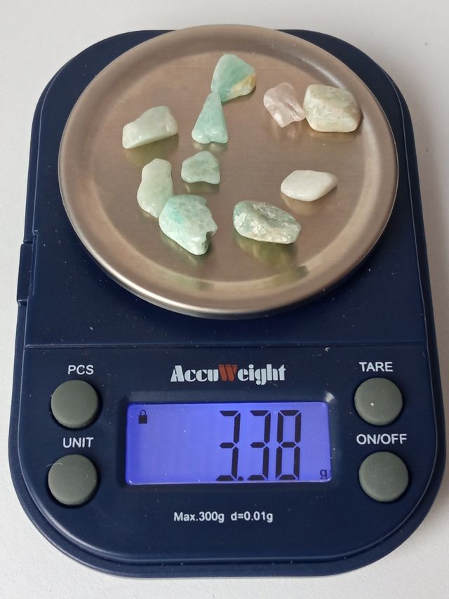 Amazonita Piedra Natural Mineral Cristal