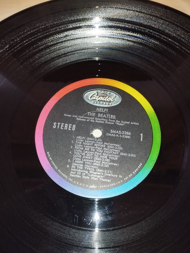 The Beatles Help LP stampa americana 